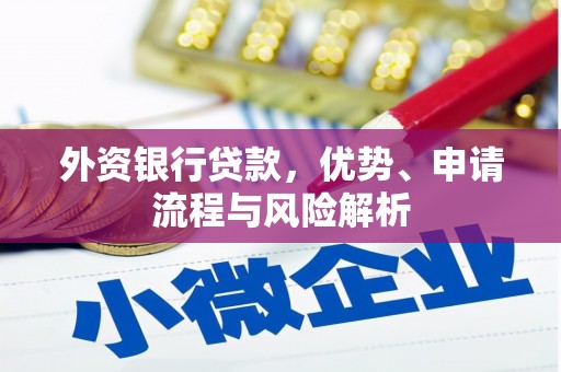 吉水外资银行贷款，优势、申请流程与风险解析