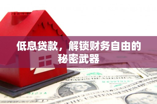 吉水低息贷款，解锁财务自由的秘密武器