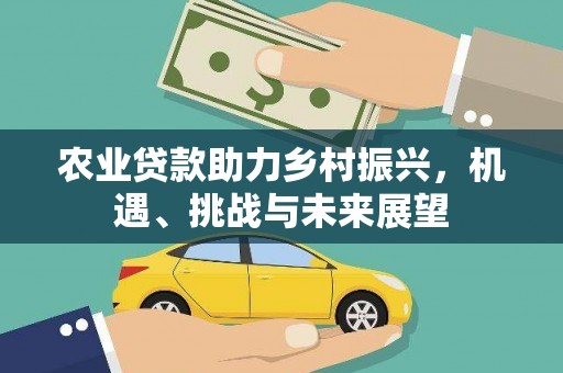 吉水农业贷款助力乡村振兴，机遇、挑战与未来展望
