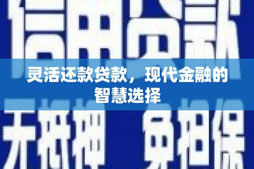吉水灵活还款贷款，现代金融的智慧选择