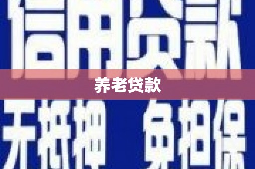 吉水养老贷款
