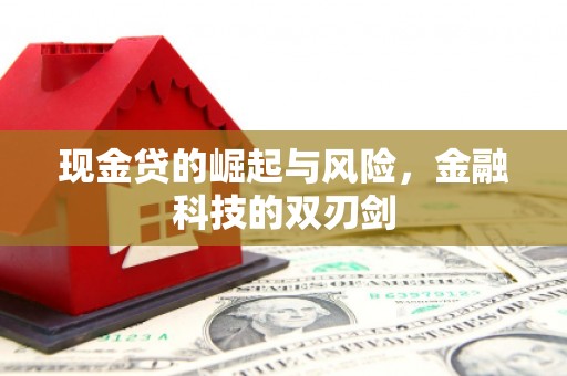 吉水现金贷的崛起与风险，金融科技的双刃剑
