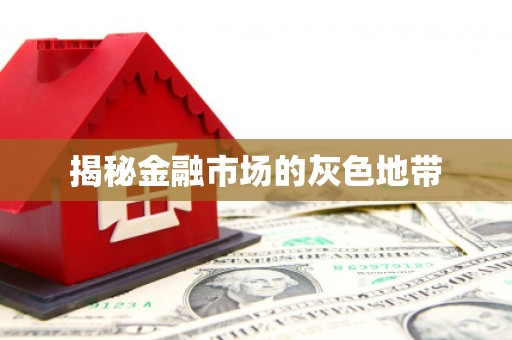 吉水揭秘金融市场的灰色地带