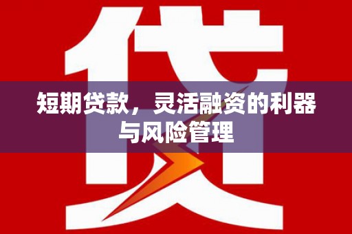 吉水短期贷款，灵活融资的利器与风险管理